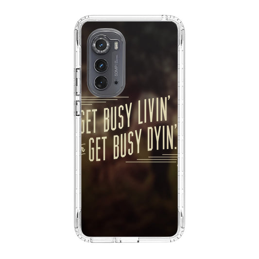 Get Living or Get Dying Motorola Edge 2022 Case