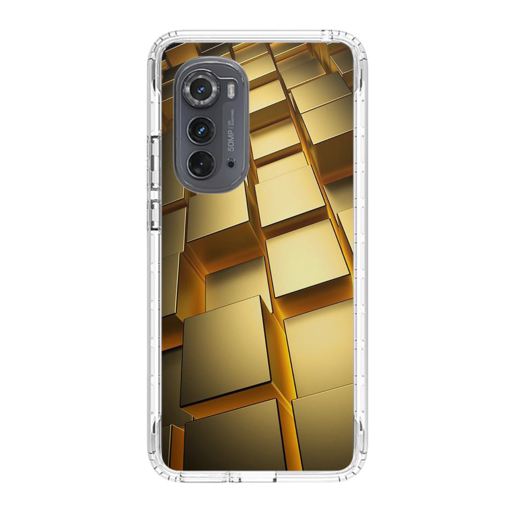 Golden Cubes Motorola Edge 2022 Case