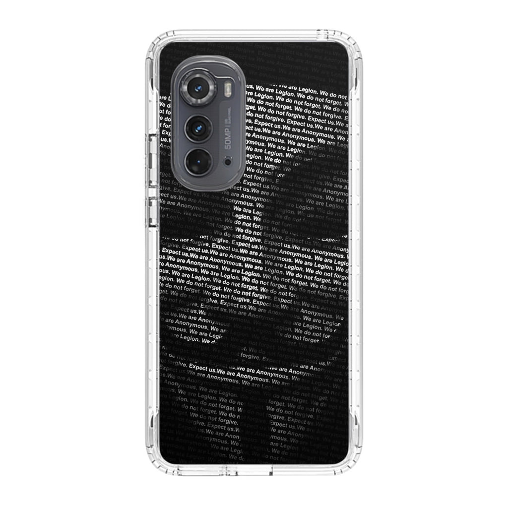 Guy Fawkes Mask Anonymous Motorola Edge 2022 Case