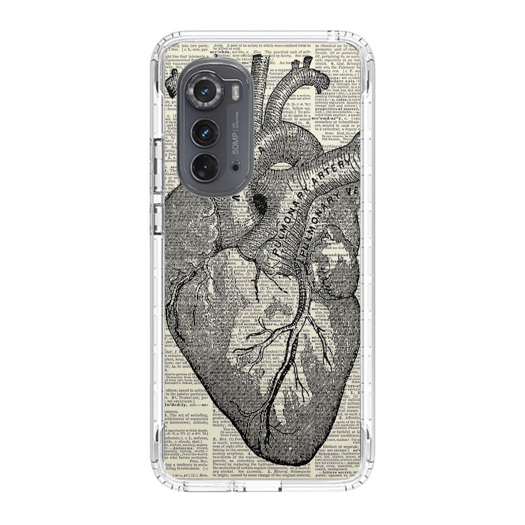 Heart Book Art Motorola Edge 2022 Case