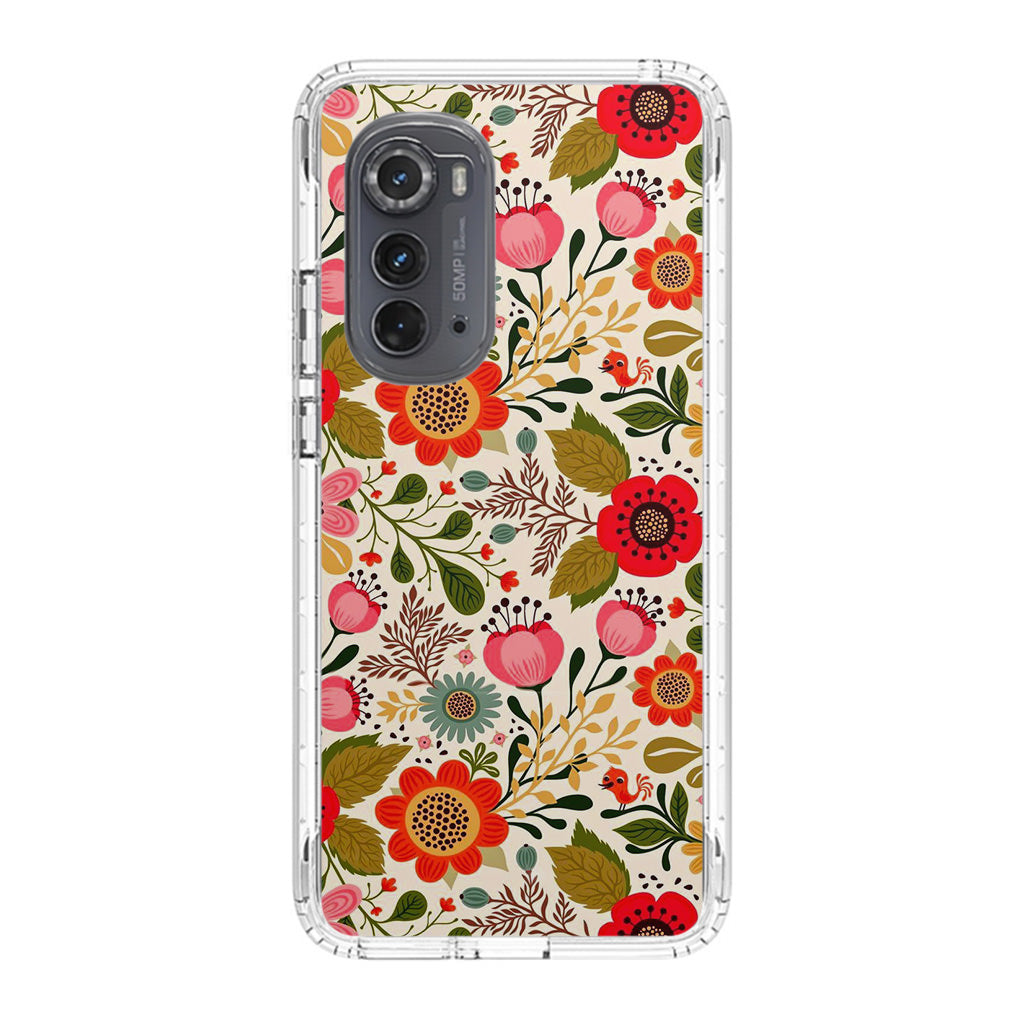 Hello Spring Pattern Motorola Edge 2022 Case