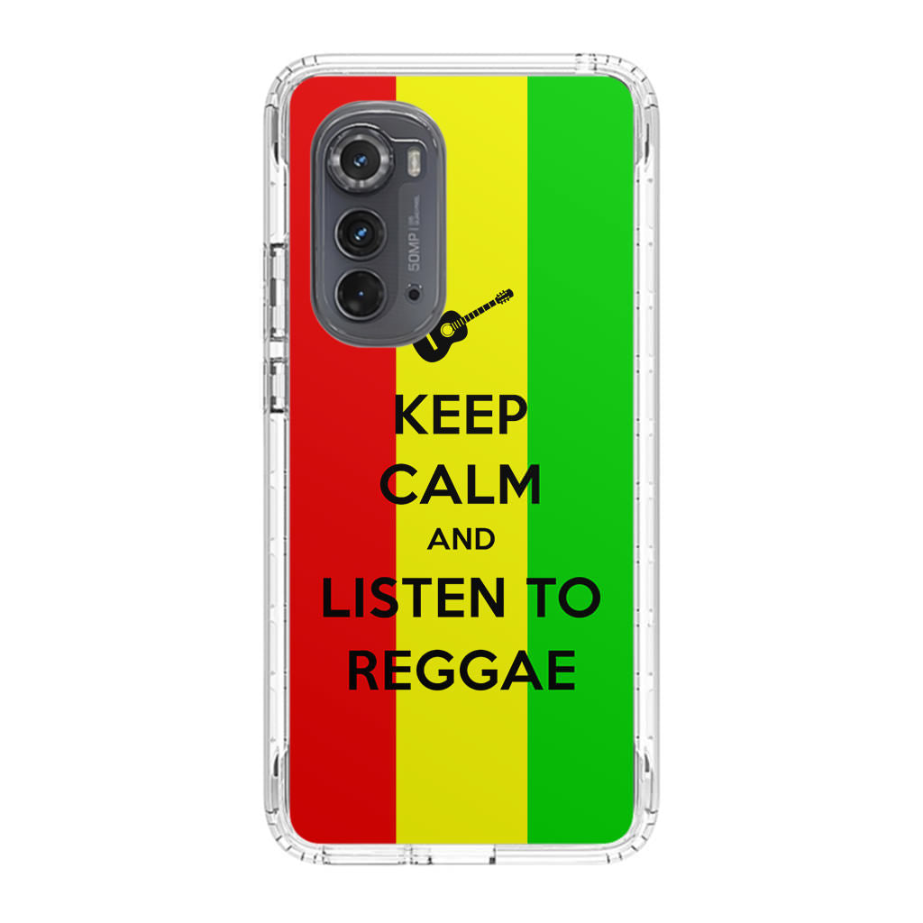 Keep Calm and Listen to Reggae Motorola Edge 2022 Case