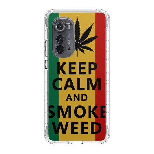 Keep Calm And Smoke Weed Motorola Edge 2022 Case