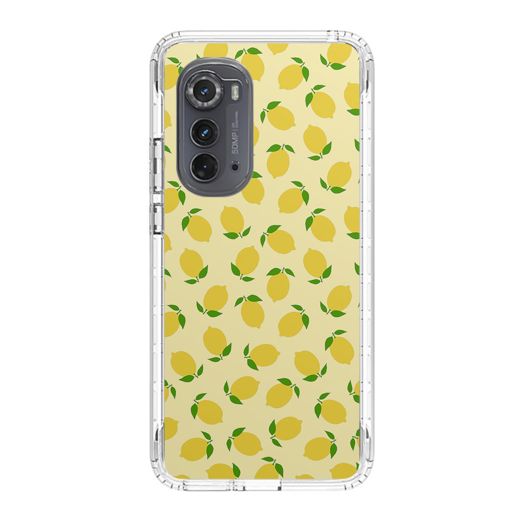 Lemons Fruit Pattern Motorola Edge 2022 Case