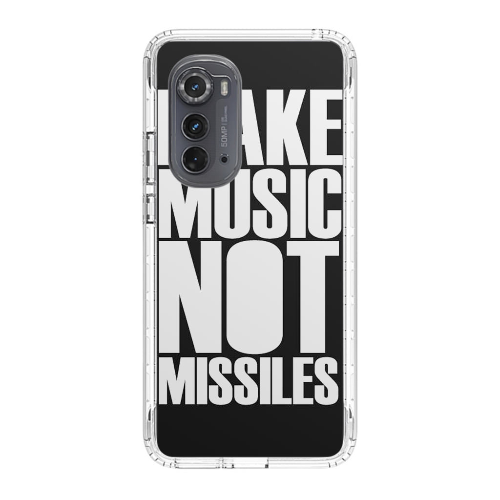 Make Music Not Missiles Motorola Edge 2022 Case