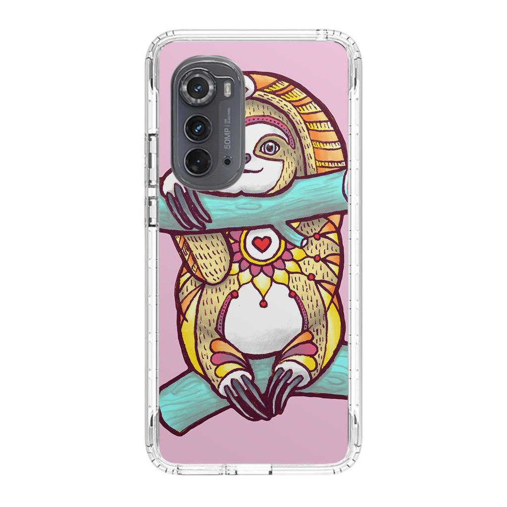 Mandala Sloth Motorola Edge 2022 Case