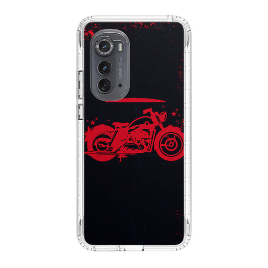 Motorcycle Red Art Motorola Edge 2022 Case