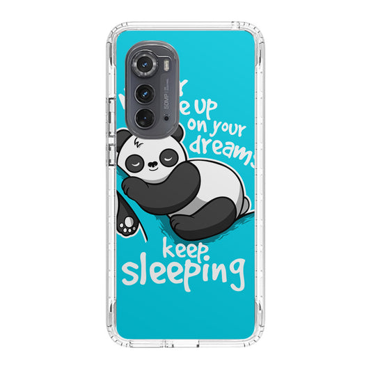 Panda Keep Sleeping Motorola Edge 2022 Case