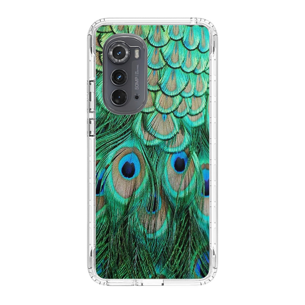 Peacock Feather Motorola Edge 2022 Case