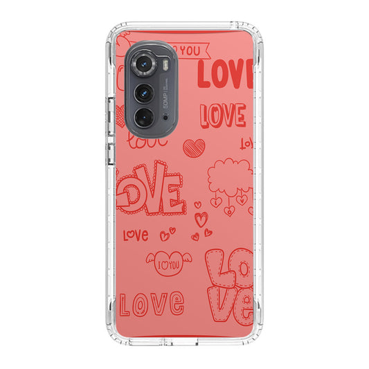 Pink Lover Motorola Edge 2022 Case