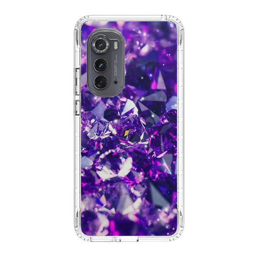 Purple Crystal Motorola Edge 2022 Case