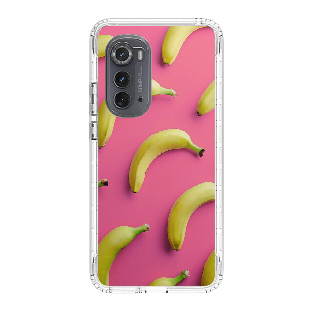 Real Bananas Fruit Pattern Motorola Edge 2022 Case