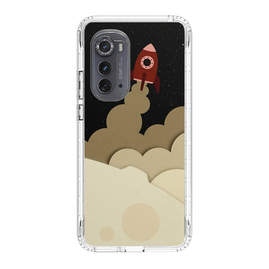 Rocket Ship Motorola Edge 2022 Case