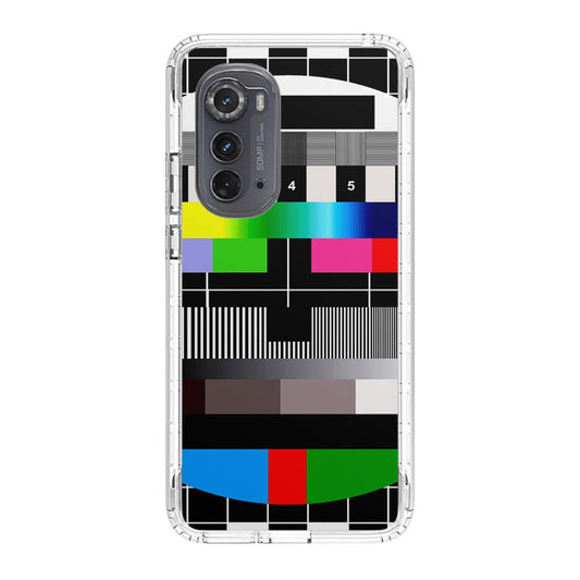 Scheme Pause TV Colorful Mesh Motorola Edge 2022 Case