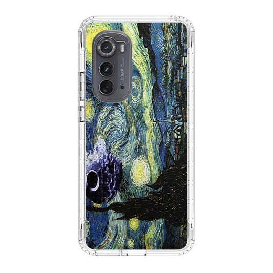 Skellington on a Starry Night Motorola Edge 2022 Case