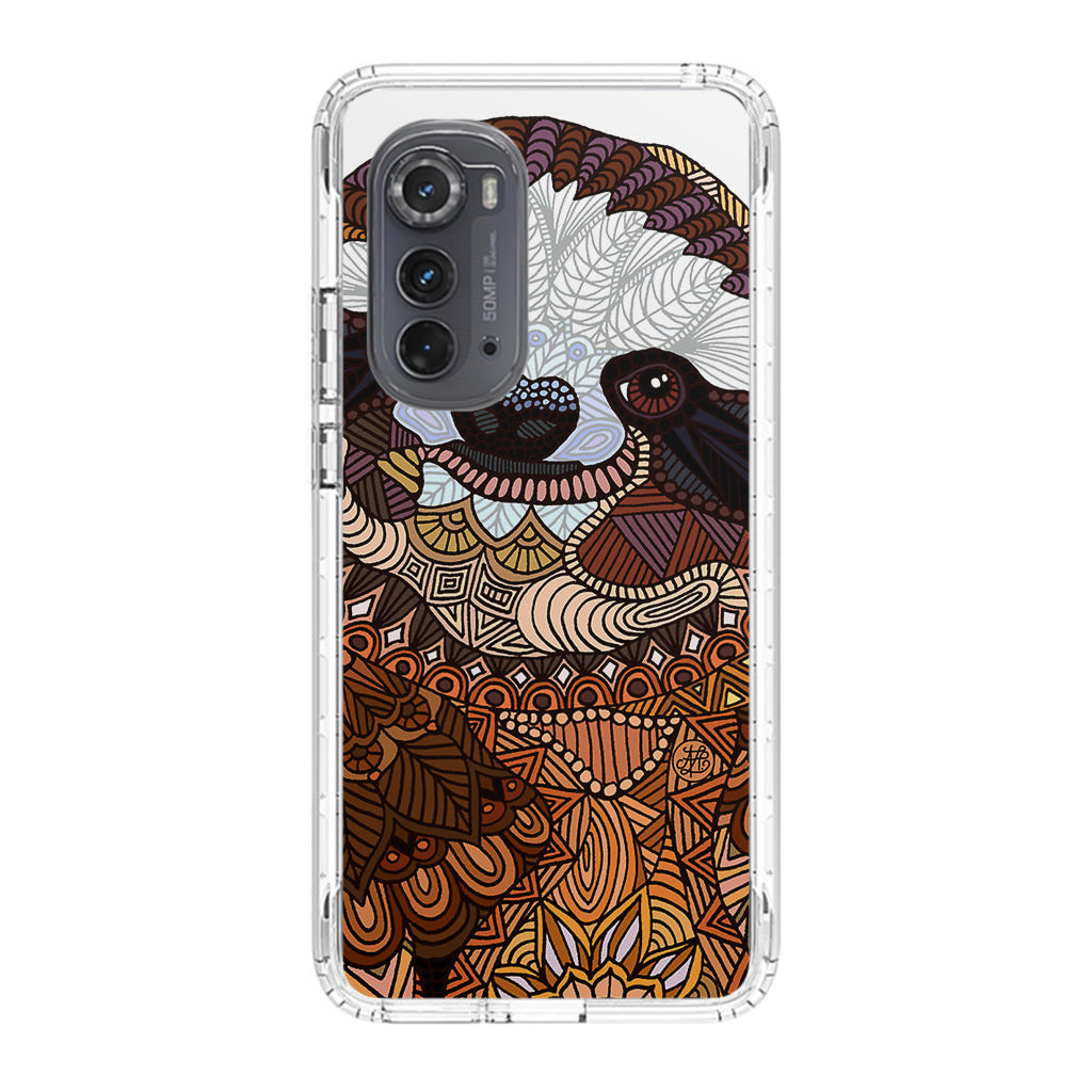 Sloth Ethnic Pattern Motorola Edge 2022 Case