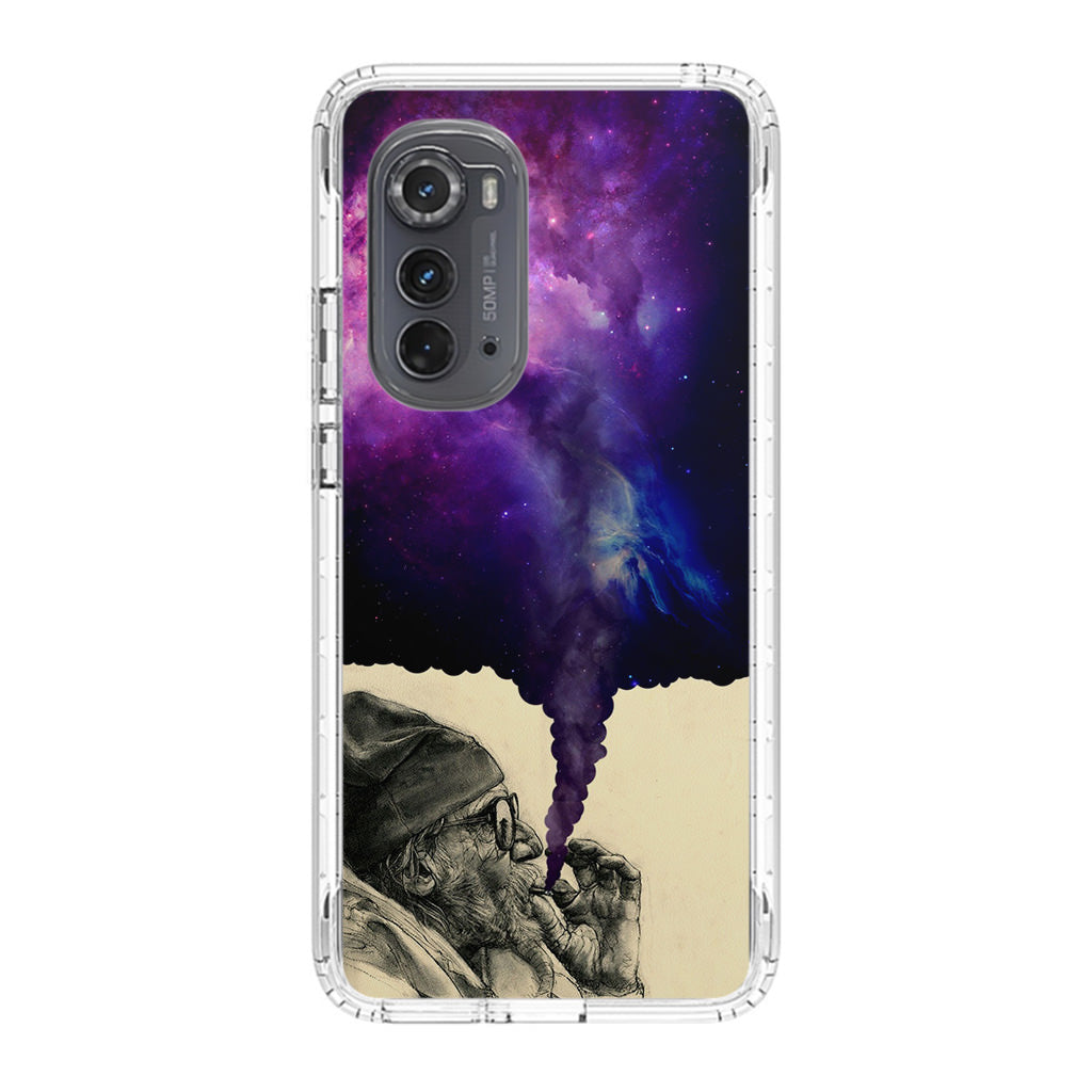 Smoking Galaxy Motorola Edge 2022 Case