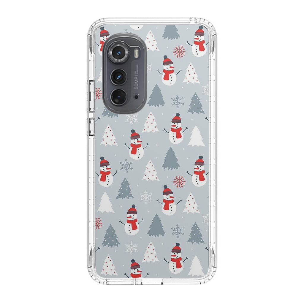 Snowmans Pattern Motorola Edge 2022 Case