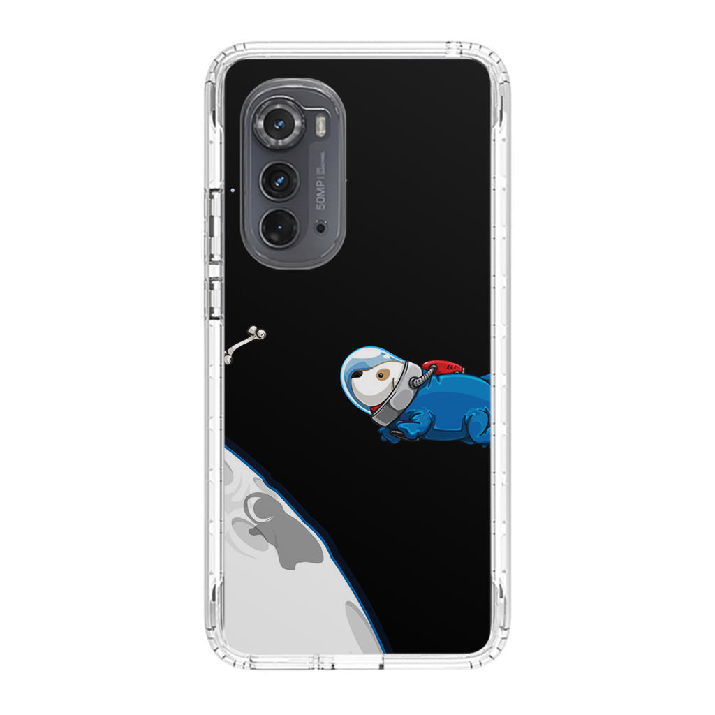 Space Dog Chasing A Bone Motorola Edge 2022 Case