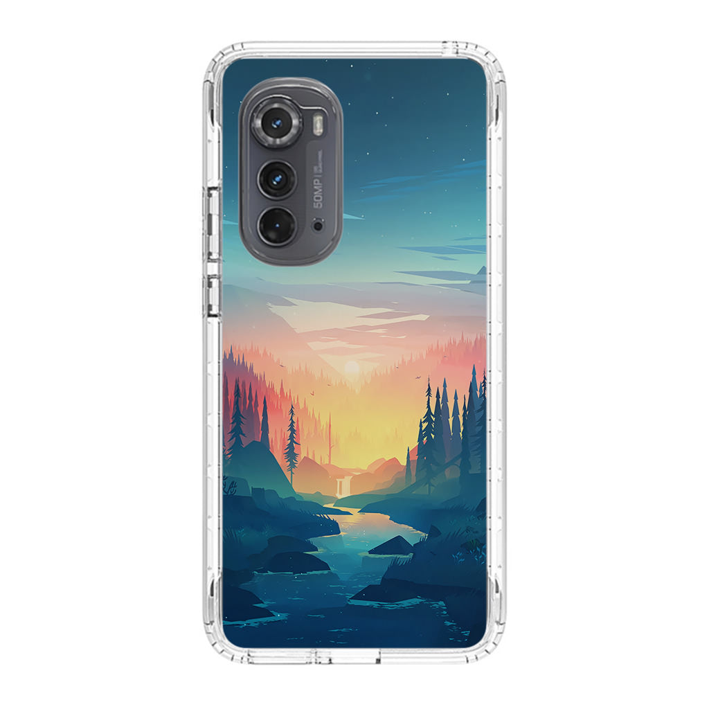 Sunset at The River Motorola Edge 2022 Case