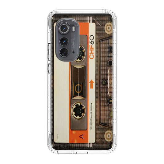 Vintage Audio Cassette Motorola Edge 2022 Case