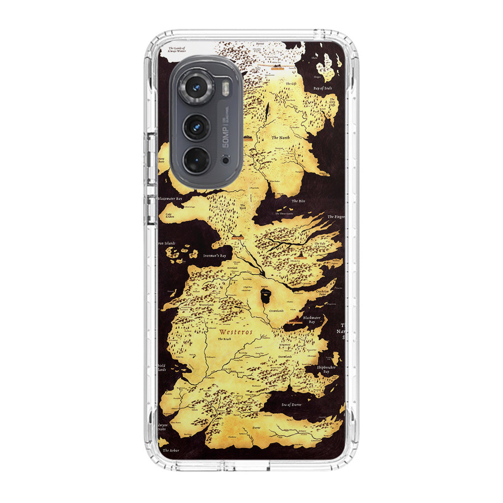 Westeros Map Motorola Edge 2022 Case