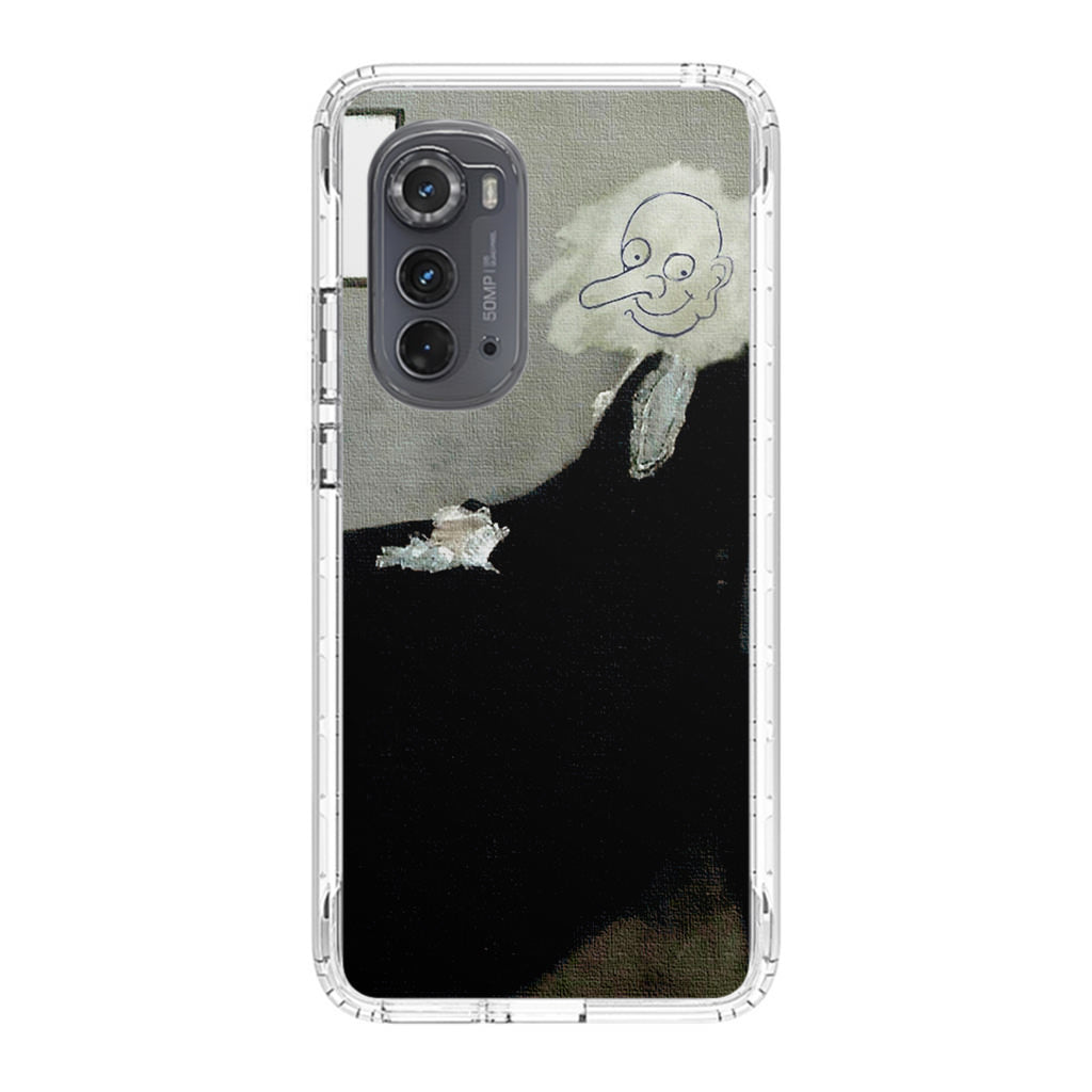 Whistler's Mother by Mr. Bean Motorola Edge 2022 Case