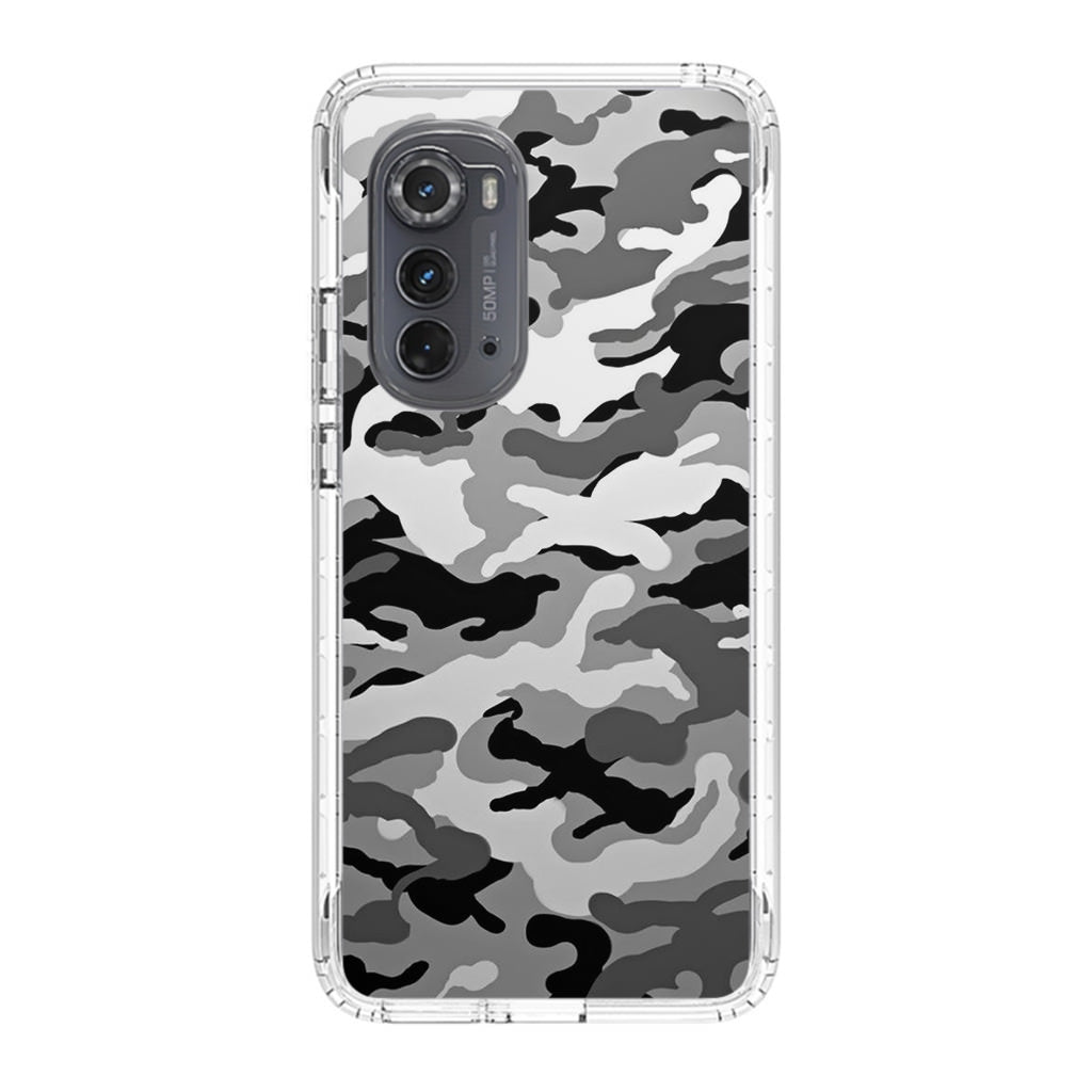 Winter Army Camo Motorola Edge 2022 Case