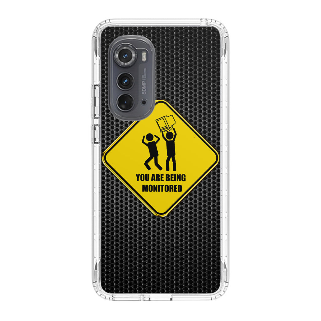 You Are Being Monitored Motorola Edge 2022 Case