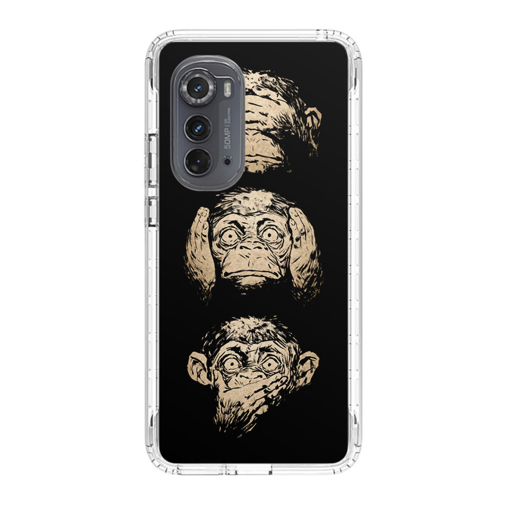 3 Wise Monkey Motorola Edge 2022 Case