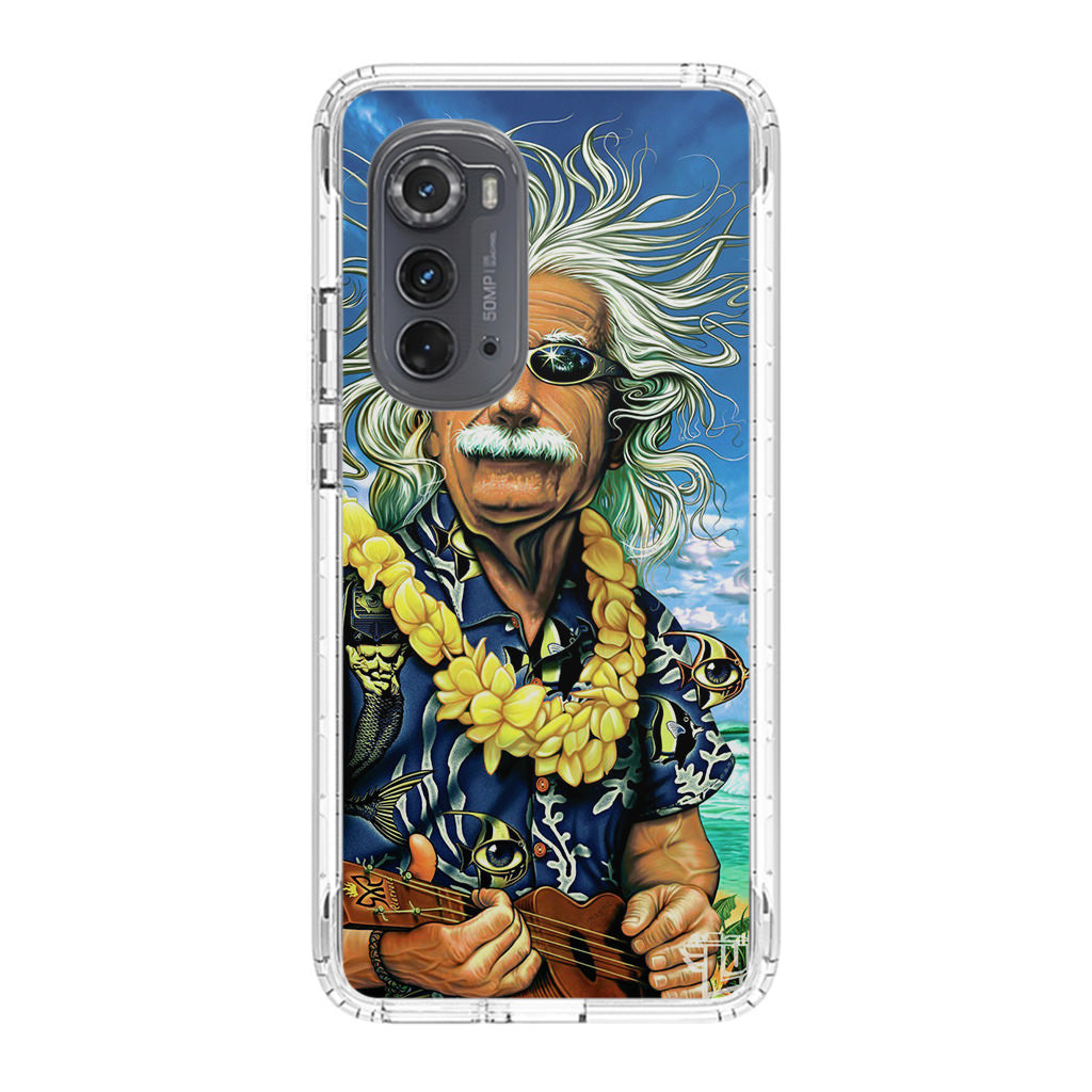 Albert Enstein On Vacation Motorola Edge 2022 Case