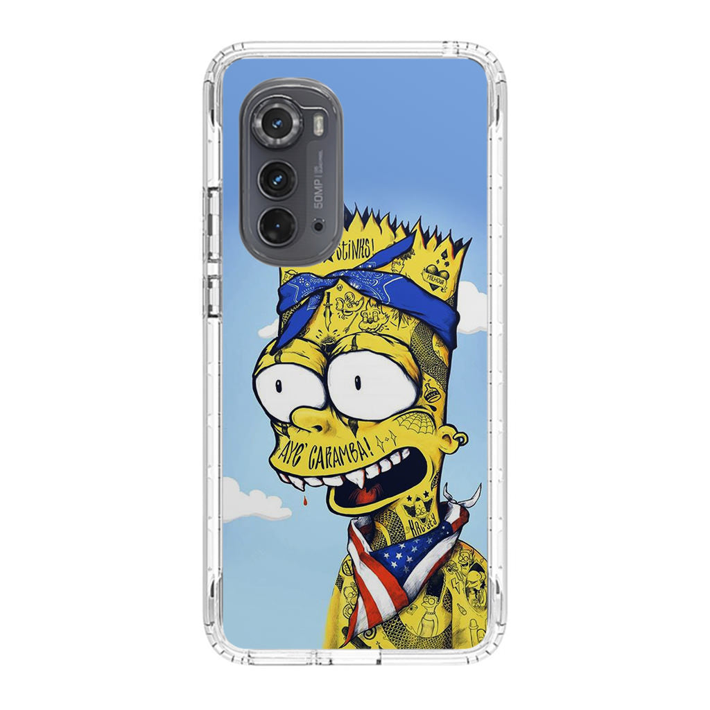 Bootleg Bart Motorola Edge 2022 Case