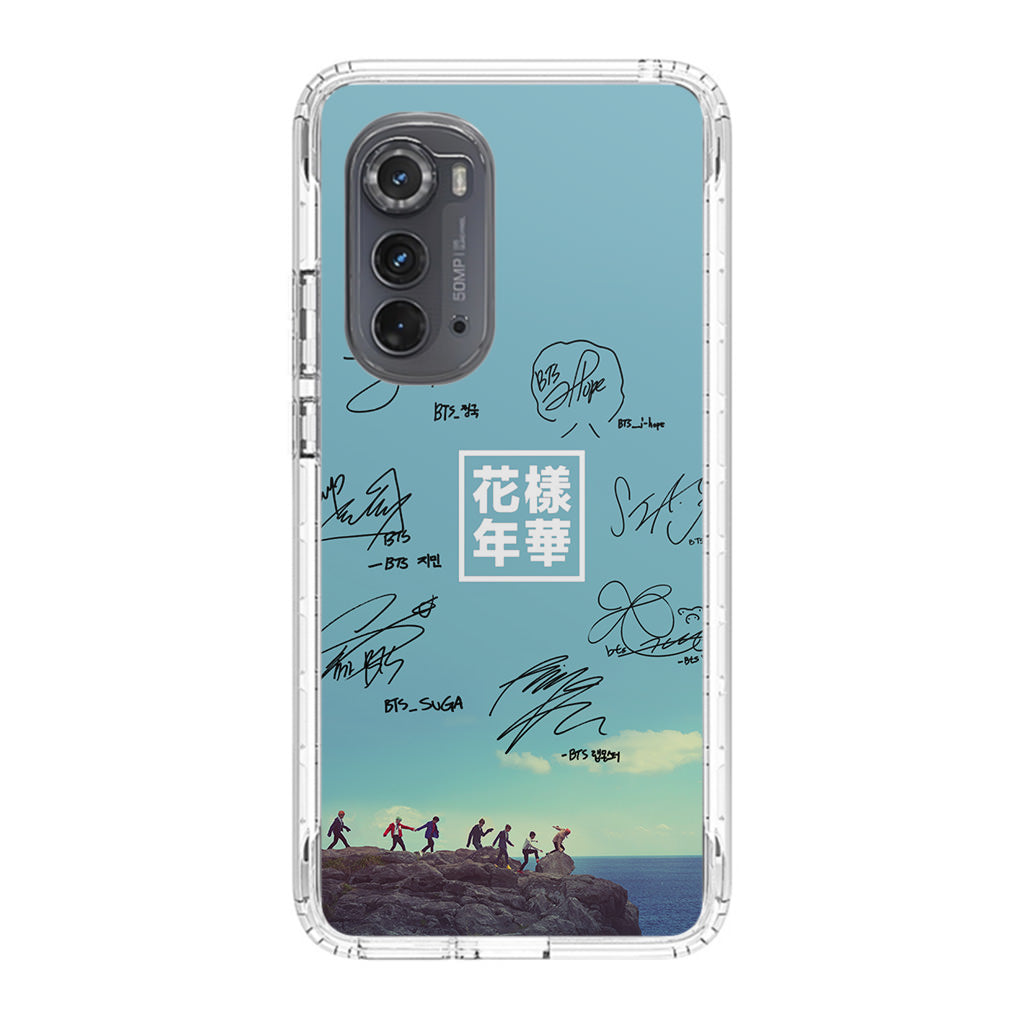 BTS Signature Motorola Edge 2022 Case