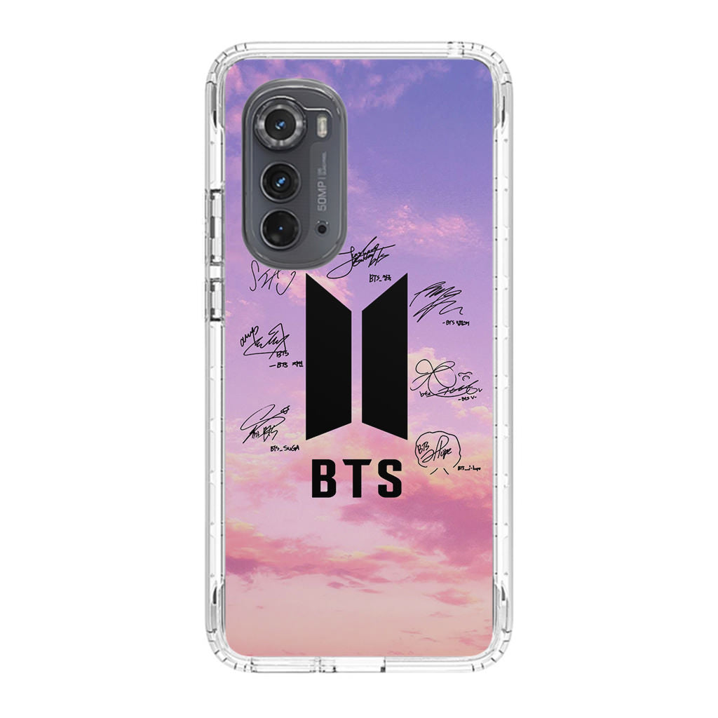 BTS Signature 2 Motorola Edge 2022 Case