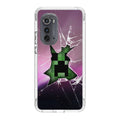 Creeper Glass Broken Violet Motorola Edge 2022 Case
