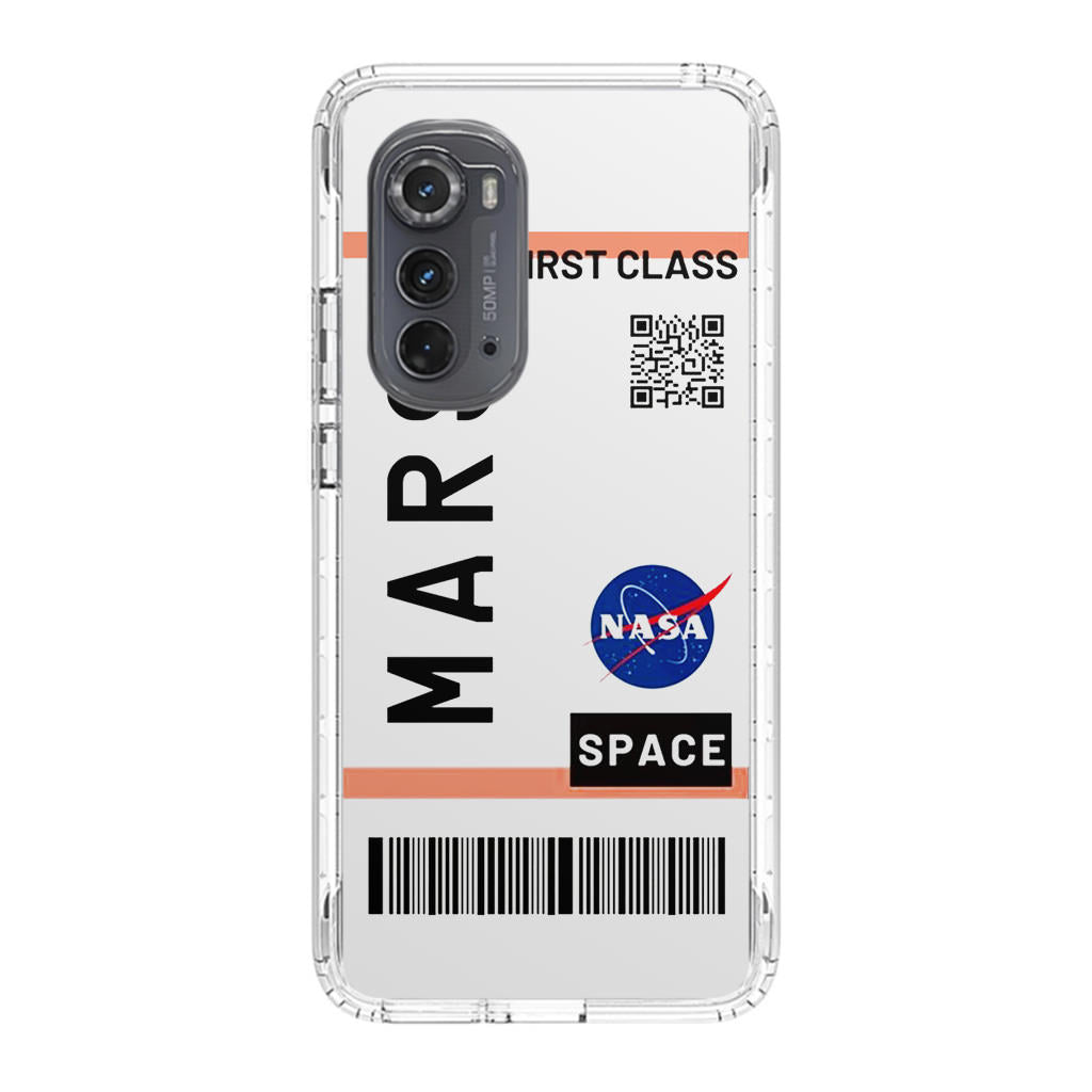 First Class Ticket To Mars Motorola Edge 2022 Case