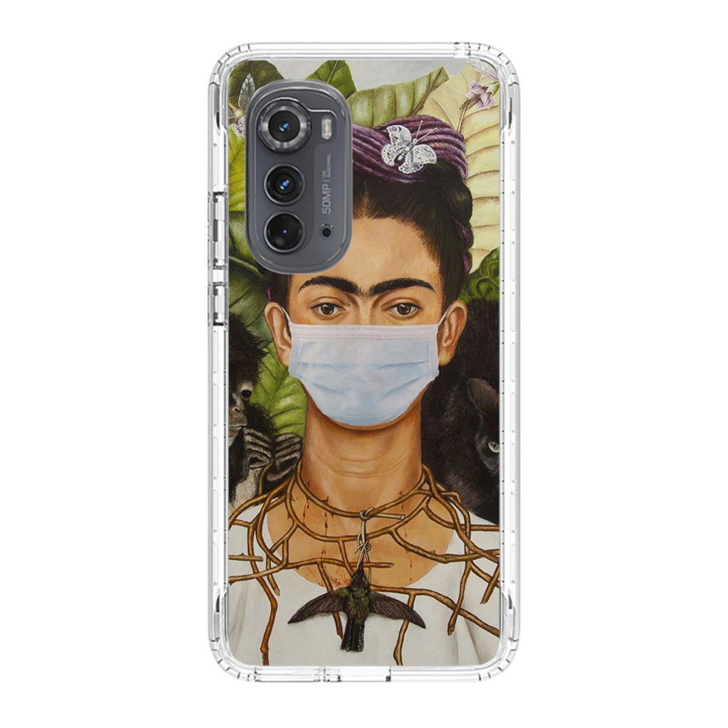 Frida Kahlo Wear Mask Motorola Edge 2022 Case