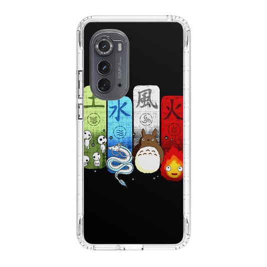 Ghibli Elemental Charms Motorola Edge 2022 Case