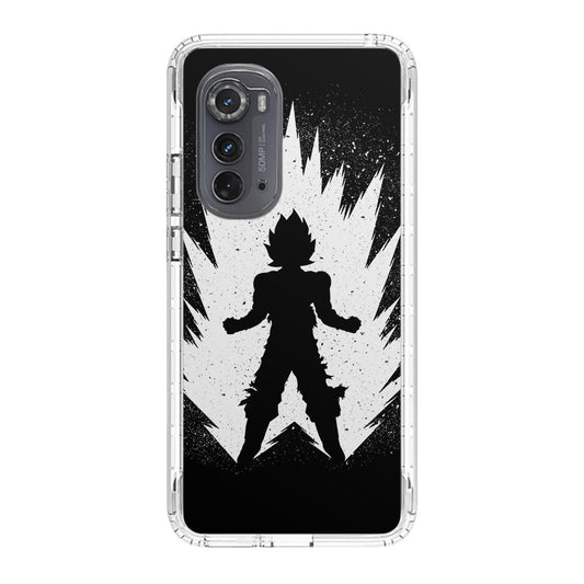 Goku Super Saiyan Black White Motorola Edge 2022 Case