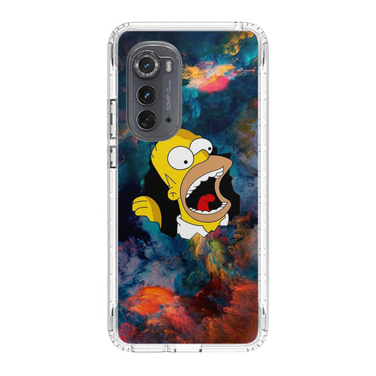 Homer Behind The Black Hole Motorola Edge 2022 Case