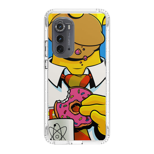 Homer Eats Donut Motorola Edge 2022 Case