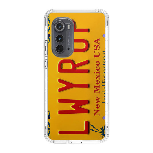 LWYRUP License Plate Motorola Edge 2022 Case