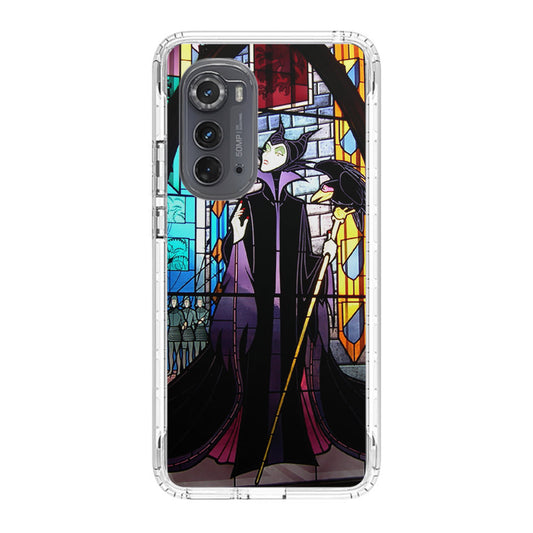 Maleficent Sleeping Beauty Glass Art Motorola Edge 2022 Case