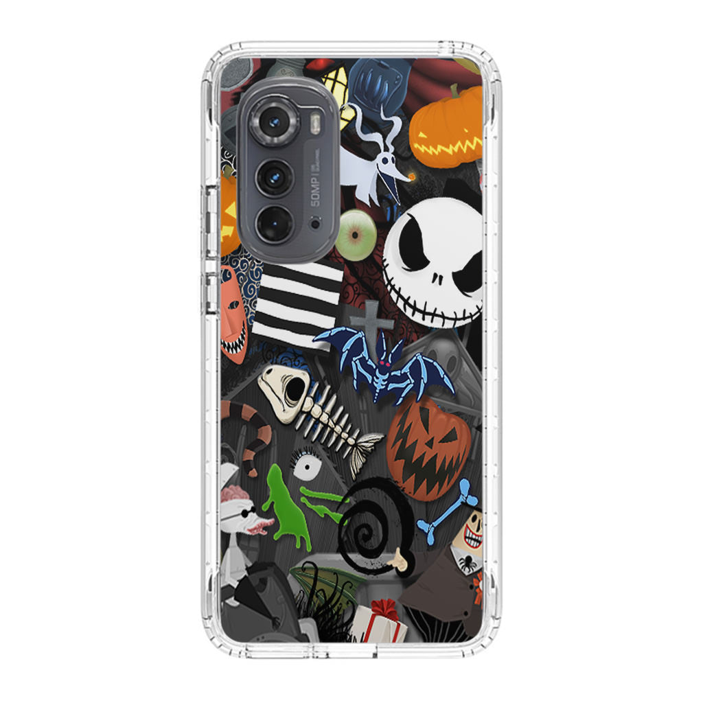 Nightmare Before Chrismast Collage Motorola Edge 2022 Case