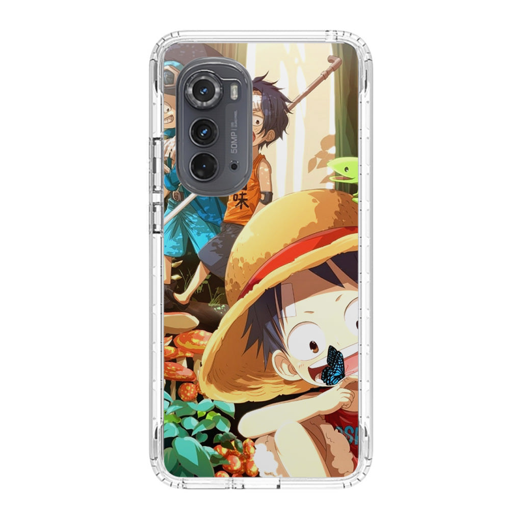 One Piece Little Sabo Ace Luffy Cute Motorola Edge 2022 Case