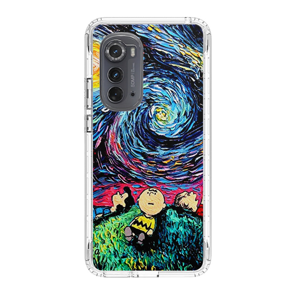 Peanuts At Starry Night Motorola Edge 2022 Case