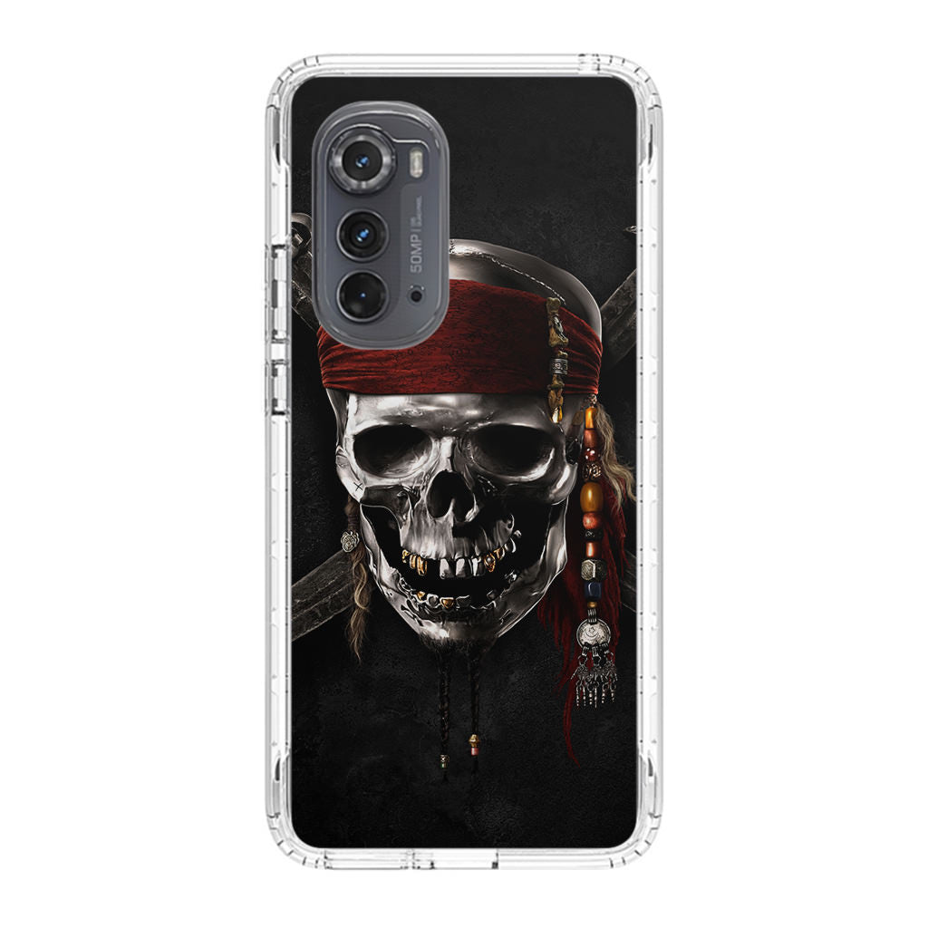 Pirates Of Carribean Skull Motorola Edge 2022 Case