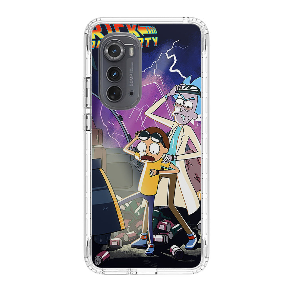 Rick And Morty Back To The Future Motorola Edge 2022 Case