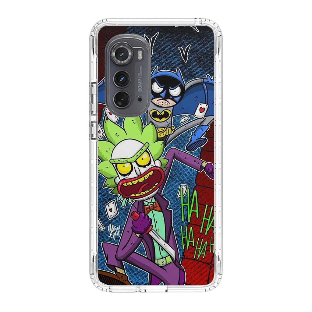 Rick And Morty Bat And Joker Clown Motorola Edge 2022 Case
