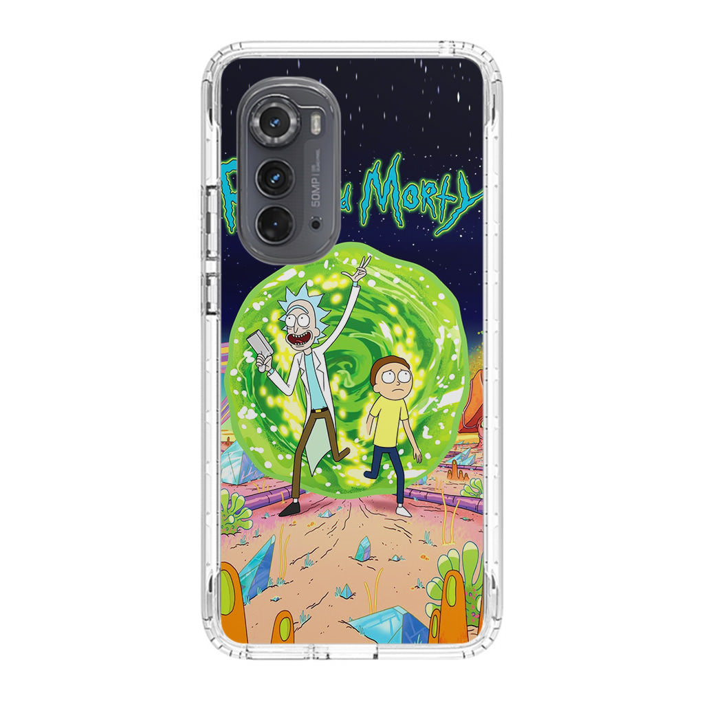 Rick And Morty Portal Gun Motorola Edge 2022 Case